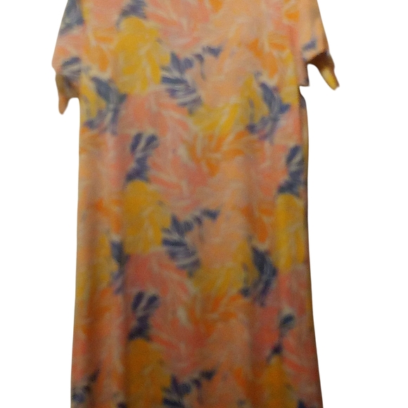 Caribbean Joe - Tropical Floral Pattern, Short Sleeve W/ Tie Accent, Size Medium - Picture 6 of 13